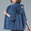 Jaqueta de Veludo Plus Size 100kg para Mulheres, Nova Outono/Inverno, Caimento Solto, Estilo Coreano, Forrada com Lã, Jaqueta Versátil para Mães de Meia-Idade