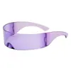 Gafas de Sol con Diadema Curva Integrada, Estilo Punk, Estilo Europeo y Americano, Lentes de Una Sola Pieza, Estilo Urbano Futurista, Gafas de Sol de Moda