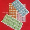 Junta de Silicona Colorida del Fabricante Tira de Silicona Autoadhesiva Antideslizante Papel de Burbujas Anillo de Sello Adhesivo Almohadilla de Silicona Plana para Pies