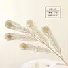 Flor artificial dourada Folha de eucalipto dourada Folha de ginkgo folha de amor cauda de fênix decoração de casamento balde de bênção de Ano Novo arranjo de flores