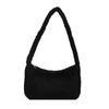 Bolsa de Hombro Mao Mao Estilo Coreano Nueva Primavera 2025 Bolso Casual de Moda para Mujer Bajo el Brazo Bolso de Mano de Felpa Estilo Occidental