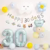 Estilo Instagram Decoración de Globos para Celebración de 100 Días y Luna Llena para Bebé Niño y Niña Montaje de Escena Ambiente Atrezo para Fotos Fondo