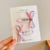 Presilha de Cabelo de Alto Padrão Coreana para Mulheres Presilha de Lã Estilo Retrô Outono Inverno Presilha para Franja Presilha Fofa de Coração Acessórios de Cabelo Adorno de Cabeça