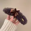 Presilha banana plissada de chifon, presilha vertical, presilha de garra de verão de alta qualidade, presilha para rabo de cavalo na nuca, presilha de cabelo elegante e delicada