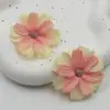 Flores de simulação diy cabeças de flor multicamadas Headdress Hanfu guirlanda de flores artesanal materiais flores de seda flores para grampo de cabelo flores para decoração de casamento flores