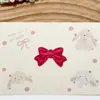 Lindo Moño de Satén de Color Claro Corazón DIY Joyería Accesorios para el Cabello Pasador Portabarra Materiales Decorativos Venta al por Mayor