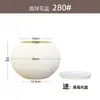 Maceta de plástico imitación piedra tamaño grande para el hogar estilo lujo ligero de alta gama color crema sala de estar oficina planta verde grande forma de bola redonda