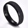 Anillo de acero de titanio esmerilado para hombre con índice personalidad Moda anillo de cola única joyería de moda para hombre y mujer venta al por mayor
