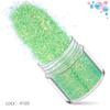 Amazon quente misturado lantejoulas verde rosa glitter unha beleza lantejoulas joias diamante esmalte cola glitter pó