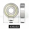 Rolamentos Rígidos de Esferas Série 63, Aço para Rolamentos, Norma Nacional 6301-2RS, Rolamentos para Motores de Alta Velocidade 6300ZZ