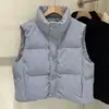 Colete de Veludo Cotelê 2025 Outono e Inverno Novo Estilo Feminino Curto Solto Acolchoado de Algodão Espessado Fashionável Estilo Coreano Jaqueta