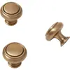 Botón de aleación de zinc color bronce antiguo manija de puerta de armario manija de cajón de gabinete de cocina simple mate moderna manija de gabinete de vino de un solo agujero