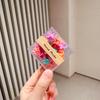 Nuevo Clip de Flor en Caja Lindo Niña Pequeña Mini Flequillo Cabello Roto Pinza para el Cabello Niños Bebé Accesorios para el Cabello