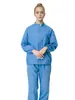 Conjunto de Ropa de Trabajo Alimentaria Ocupacional para Hombres y Mujeres, Ropa Blanca a Prueba de Polvo para Hornear Libre de Polvo para Talleres de Fábricas de Alimentos