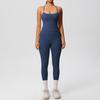 Nueva Ropa de Yoga con Espalda Cruzada de Color Sólido para Belleza, Mallas con Bolsillo en la Cadera, Traje Deportivo, Tela Cloud Sense de Secado Rápido, Ropa de Fitness para Mujer