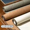Alfombrilla de fieltro gruesa y reforzada en los bordes de lana pura para caligrafía y pintura, Alfombrilla de pared de fieltro magnético estilo chino, Hecho a mano
