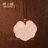 Colgante de Buda de Jade Afgano Rosa de Raíz de Loto Tipo Hielo Natural, Collar de Buda de Jade Amuleto de Paz, Colgante de Jade