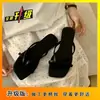 Chanclas Sencillas de Tira Fina 2025 para Mujer, Zapatos Planos de Verano para Exteriores, Chanclas Antideslizantes para Playa, Sandalias Casuales de Vacaciones