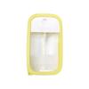 Frasco de spray de cartão de silicone de 50 ml frasco desinfetante para as mãos frasco de desinfetante para as mãos Tampa de frasco de silicone de dupla face de 50 ml