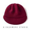 Gorros de Cachemira para Mujer de Otoño e Invierno, Gorras Versátiles con Visera, Gorros de Lana, Exportación Transfronteriza Gorros de Punto Cálidos, Gorros de Frío con Protección para los Oídos