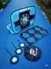 Portería de Fútbol 4 en 1 Desmontable Portátil Red de Fútbol Deportes al Aire Libre para Niños