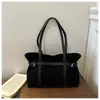 Bolsa Tote Veludo Grande Capacidade Estilo Novo 2026 Casual Retro Europeu Transfronteiriça para Trabalho Diário Ombro Único de Mão