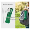 Juego de Cubiertos de Acero Inoxidable de Cuatro Piezas con Bolsa de Almacenamiento, Juego de Cantimplora Portátil para Viaje, Palillos, Cuchara, Cubiertos para el Hogar