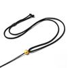 Colar Tecido Novo Estilo Feito à Mão Corda Corda de Ouro Pingente Masculino e Feminino Corda Pendurada Jade Buda Guanyin Fivela Segura Pi Xiu Corda