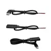 En stock: Cable de datos USB blanco y negro de 90 grados con conector en ángulo recto, cable de carga Tipo-C hembra a Tipo-C macho