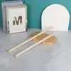 Manualidades Creativas de Madera Palo Redondo Joystick Palo de Madera Manualidades Hecho a Mano DIY Ensamblado Palo de Bandera Soporte para Arreglo Floral