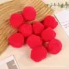En stock 5cm pompones de polipropileno coloridos bolas de nieve blancas de Navidad decoración de juguete DIY para jardín de infantes bolas de felpa