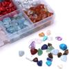 Caixa Popular Transfronteiriça com 15 Compartimentos Assimétricos de Pedras de Cristal Soltas Conjunto de Contas Material para Joias Feitas à Mão DIY Conjunto de Contas
