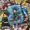 Cazador de Demonios Tarjeta Colorida Polaroid Mini Tarjeta Merchandising de Anime Kamado Tanjirou Tomioka Giyuu Tarjeta Coleccionable
