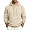 Moletom com capuz de manga longa jacquard dupla face quente esportivo casual solto masculino de outono e inverno europeu e americano Amazon