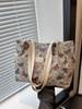 Bolsa Grande Feminina Bolsa de Mão 2024 Nova Moda Bolsa de Lona Ins Ombro Tote Bolsa para o Trabalho Atravessando Fronteiras Atacado