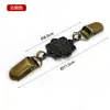 Clipe para Xale Europeu e Americano Retrô Clipe para Suéter Feminino Fivela para Lenço de Seda Cravejada com Diamantes Broche Anti-Exposição Clipe para Gola de Lenço Acessórios de Liga