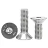 Acero Inoxidable 304 Cabeza Plana Hexagonal Din7991 Cabeza Avellanada el Tornillo de Rosca Completa Dongming M3M4M5M6-M12