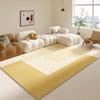 Alfombra Moderna Minimalista para Sala de Estar, Absorbente de Agua, Antideslizante de Bucle, Alfombra para Mesa de Café, Alfombra Completa para Mesita de Noche de Dormitorio, Impermeable, Lavable con Toallita, No Requiere Lavado