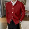 2022 Nuevo Primavera suministro transfronterizo Amazon AliExpress casual europeo y americano para hombre botón cárdigan de punto
