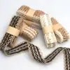Cuerda de Cáñamo Imitación Transfronteriza Navideña Venta Caliente Tejido a Mano DIY Cinturón de Tejer Encaje de Algodón y Lino Maceta Cortina Ropa Étnica Accesorios