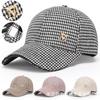 Outono e inverno novo estilo chanel estilo lã boné de beisebol feminino moda all-match algodão strass m boné pied de poule