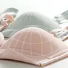 Sutiã fino, sem aro, sem costura, confortável, respirável, ajustável, com bojo push-up e modelador, projetado para minimizar o vazamento lateral do seio