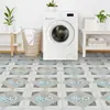 Adesivos de Chão Autoadesivos PVC Imitação Mármore Azulejos Banheiro Vaso Sanitário Antiderrapante Resistente ao Desgaste Impermeável Espessados Adesivos de Chão Autoadesivos