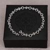 Pulseira de Cruz Americana de Quan Zhilong para Homens e Mulheres Moda Corvo Moda Casais Retro Pulseira de Nicho de Alta Qualidade