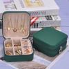 Caja de joyería para el cabello al por mayor, caja de almacenamiento de joyas portátil, mini caja de red roja para guardar anillos y collares pequeños