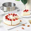 Anel Mousse Elevado de Aço Inoxidável Ferramenta de Confeitaria Anel Torre Francesa Anel de Torta de Bolo de Arroz Anel Redondo de Bolo Molde de Bolo