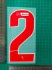 24-25 Portugués Súper Rojo Ropa Infantil Un Número de Jersey Estampado de Letras Número Transferencia Térmica Mapa Jersey Suministros para Jersey