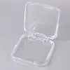 Caja de Almacenamiento Organizadora Transparente Grande y Pequeña a Prueba de Polvo y Humedad con Tapa Abatible de Plástico Caja de Plástico Caja de Joyería Caja para Joyería de Cuentas