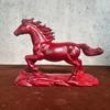 Ébano Entalhado Doze Signos do Zodíaco, Sucesso à Primeira Vista, Liderando o Caminho, Decoração de Casa Artesanato em Madeira Ornamentos de Cavalo