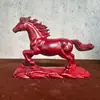 Ébano Tallado Doce Signos del Zodíaco, Éxito a Primera Vista, Liderando el Camino, Decoración del Hogar Artesanías de Madera Adornos de Caballo